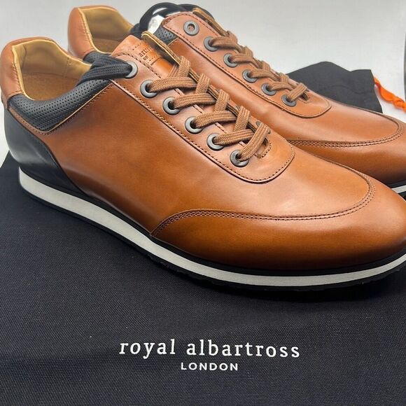 Royal Albartross Men's Richmond Ultra-soft Luxury Spikeless Golf Shoe NWB Men 10 - Picture 1 of 10